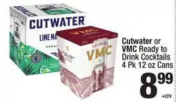 Super King Markets Cutwater or VMC Ready to Drink Cocktails offer
