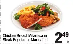 Super King Markets Chicken Breast Milanesa Or Steak Regular Or Marinated offer
