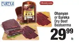 Super King Markets Ohanyan or Eureka Dry Beef Bastuerma offer