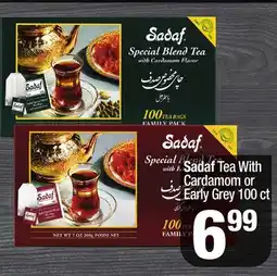 Super King Markets Sadaf Tea With Cardamom or Early Grey offer