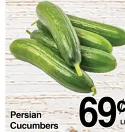 Superior Grocers Persian Cucumbers offer