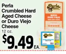 Superior Grocers Perla Crumbled Hard Aged Cheese or Duro Viejo Cheese offer