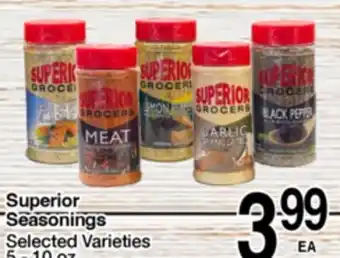 Superior Grocers Superior Seasonings offer