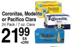 Superior Grocers Coronitas, Modelito or Pacifico Clara offer