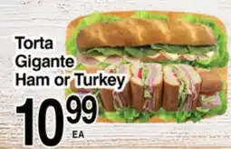 Superior Grocers Torta Gigante Ham or Turkey offer