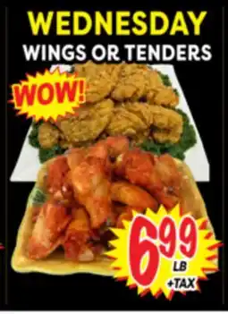 Superior Grocers WINGS OR TENDERS offer
