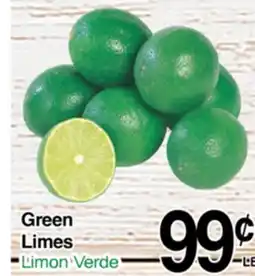 Superior Grocers Green Limes offer