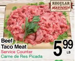 Superior Grocers Beef Taco Meat offer