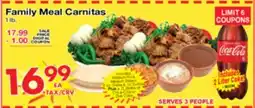 Superior Grocers Family Meal Carnitas offer