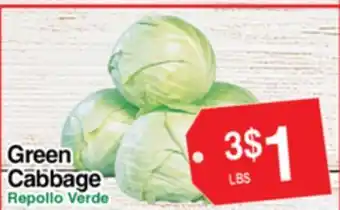 Superior Grocers Green Cabbage offer