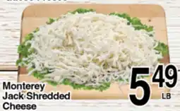 Superior Grocers Monterey Jack Shredded Cheese offer
