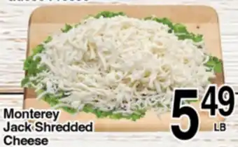 Superior Grocers Monterey Jack Shredded Cheese offer