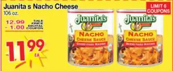 Superior Grocers Juanita's Nacho Cheese offer
