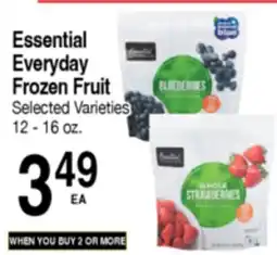 Superior Grocers Essential Everyday Frozen Fruit offer