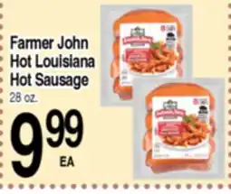 Superior Grocers Farmer John Hot Louisiana Hot Sausage offer
