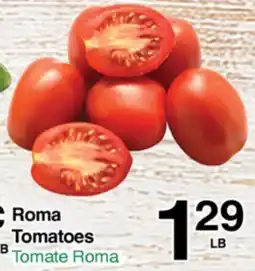 Superior Grocers Roma Tomatoes offer