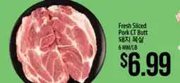 Hmart Fresh Sliced Pork CT Butt offer