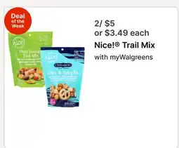Walgreens Nice! Trail Mix offer