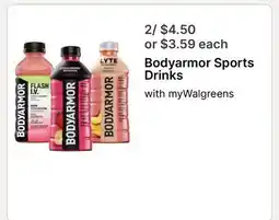 Walgreens Bodyarmor Sports Drinks offer