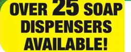 Menards OVER 25 SOAP DISPENSERS AVAILABLE! offer