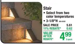 Menards Stair 2 Pack Accent Lights offer