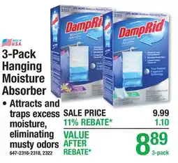 Menards 3-Pack Hanging Moisture Absorber offer