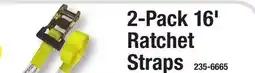 Menards 2-Pack 16' Ratchet Straps offer