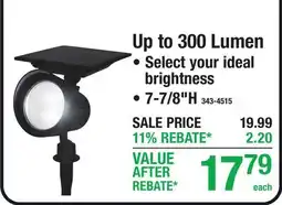 Menards Up to 300 Lumen Flood Lights offer