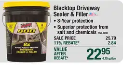 Menards Sealbest Blacktop Driveway Sealer & Filler offer