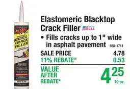 Menards Sealbest Elastomeric Blacktop Crack Filler offer