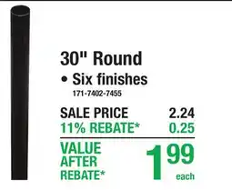 Menards 30 Round offer