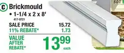 Menards Brickmould 1-1/4 x 2 x 8' Exterior Trim offer