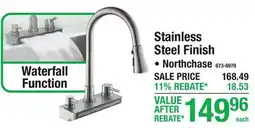 Menards Stainless Steel Finish offer