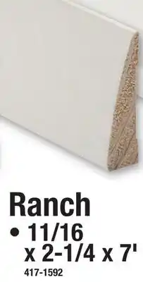 Menards Ranch 11/16 x 2-1/4 x 7' Interior Trim offer