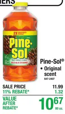 Menards Pine-Sol • Original scent offer