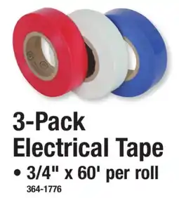Menards 3-Pack Electrical Tape offer