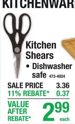Menards Tuscany kitchen shears kitchenware offer