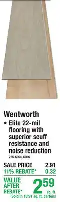 Menards Wentworth Waterproof Vinyl Plank offer