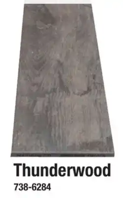 Menards Waterproof Tile Thunderwood offer
