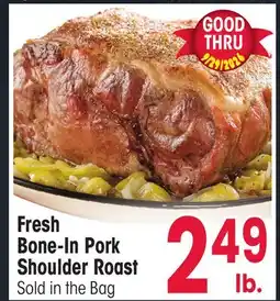 Jewel-Osco Fresh Bone-In Pork Shoulder Roast offer
