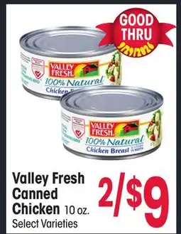 Jewel-Osco Valley Fresh Canned Chicken offer