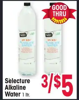 Jewel-Osco Sélecture Alkaline Water offer