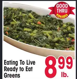 Jewel-Osco Eating To Live Ready to Eat Greens offer