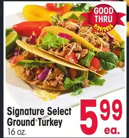 Jewel-Osco Signature Select Ground Turkey offer