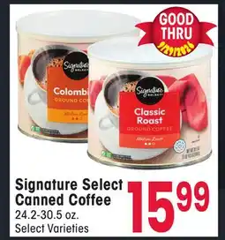 Jewel-Osco Signature Select Canned Coffee offer