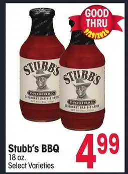 Jewel-Osco Stubb's BBQ offer