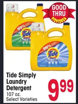 Jewel-Osco Tide Simply Laundry Detergent offer