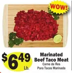 Sellers Bros Marinated Beef Taco Meat offer