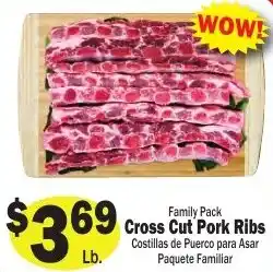 Sellers Bros Cross Cut Pork Ribs offer