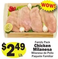 Sellers Bros Family Pack Chicken Milanesa offer